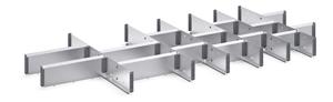 21 Compartment Steel Divider Kit External 1300W x 650 x 100H Bott Cubio Metal Drawer Divider Kits 43020697.51 